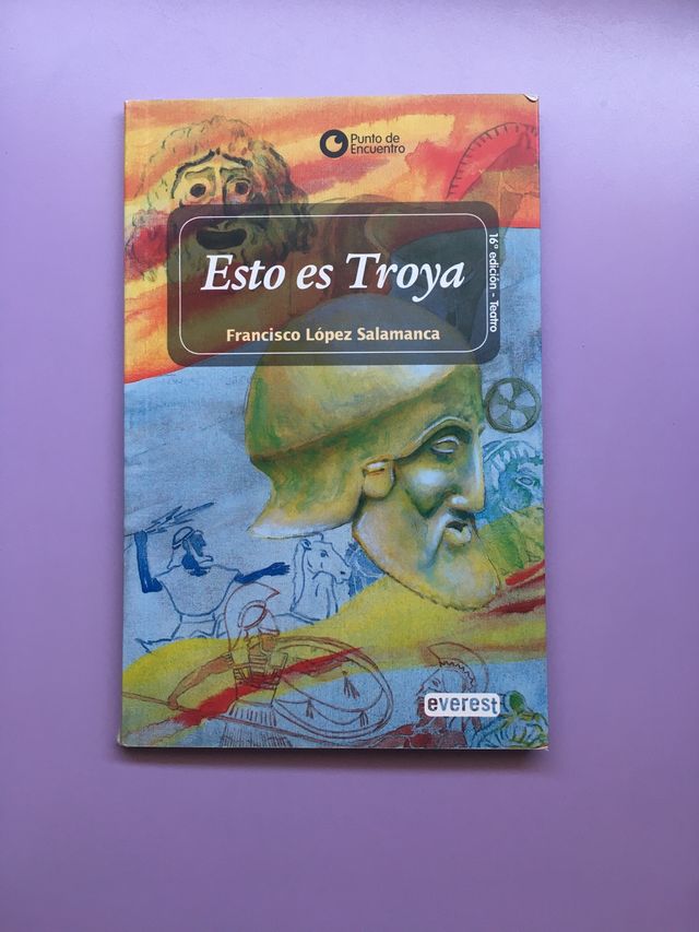 Libro esto es Troya teatro