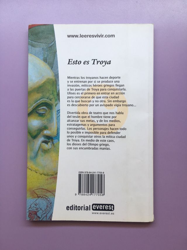 Libro esto es Troya teatro