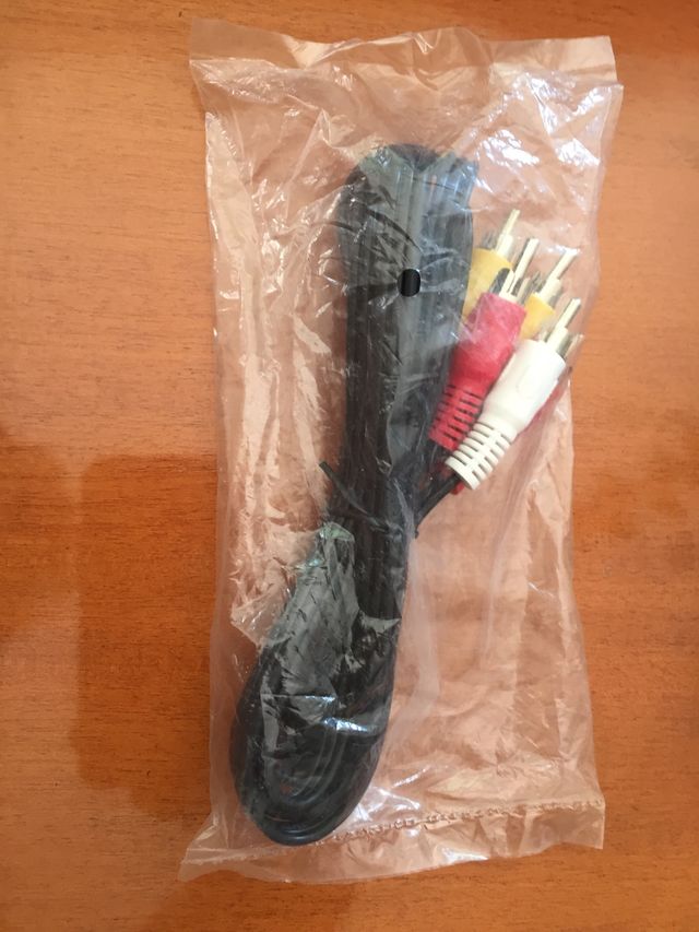 Cables 3 rca a 3 rca audio y vídeo 