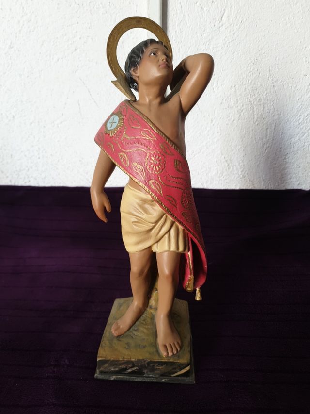Figura antigua religiosa San Sebastián