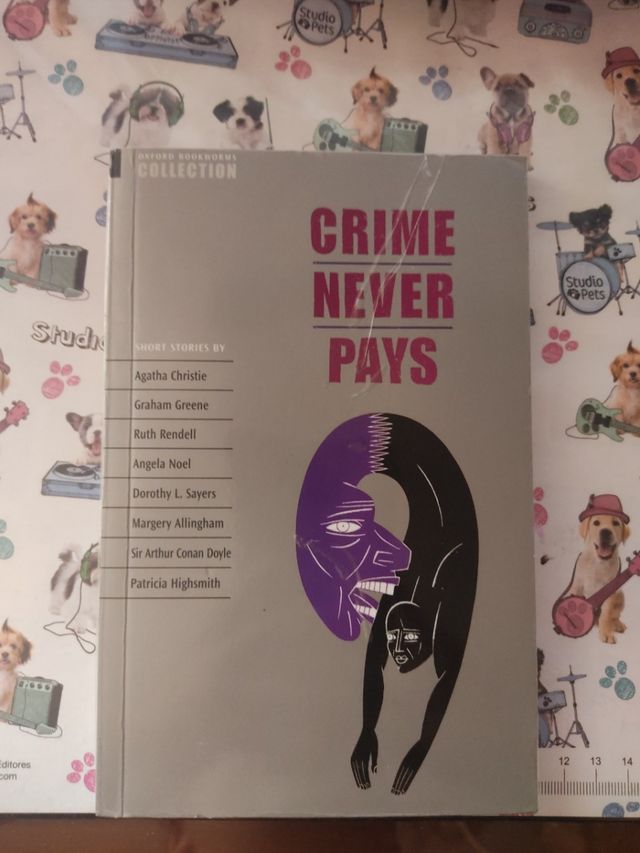 Libro en inglés: Crimen never pays
