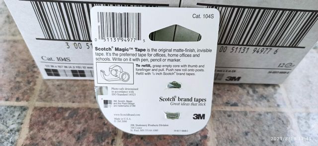 CINTA ADHESIVA TRASPARENTE 12mm x 4m 