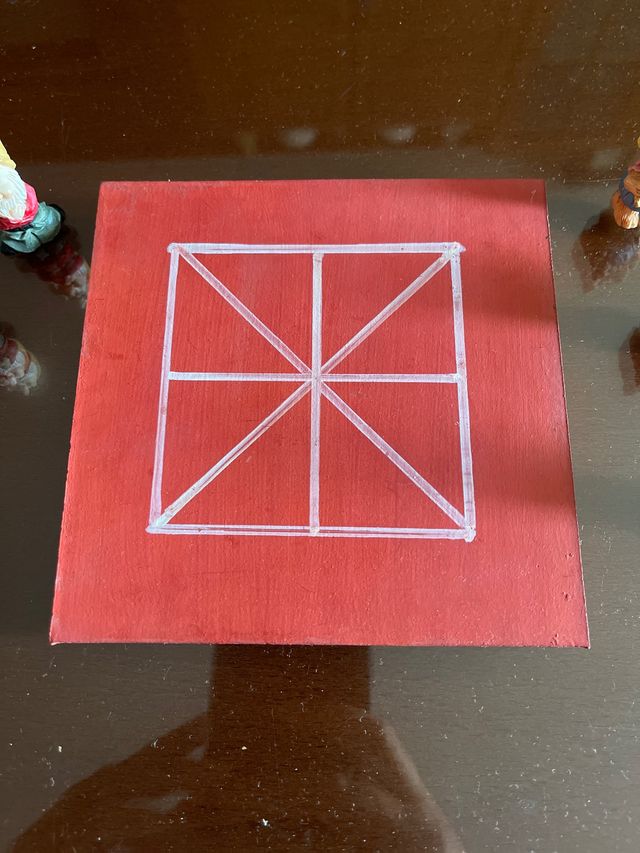 Tres en raya artesanal