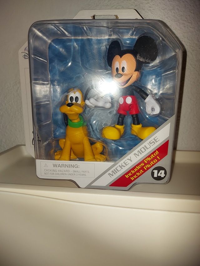 DOS MUÑECOS DISNEY MICKEY Y PLUTO