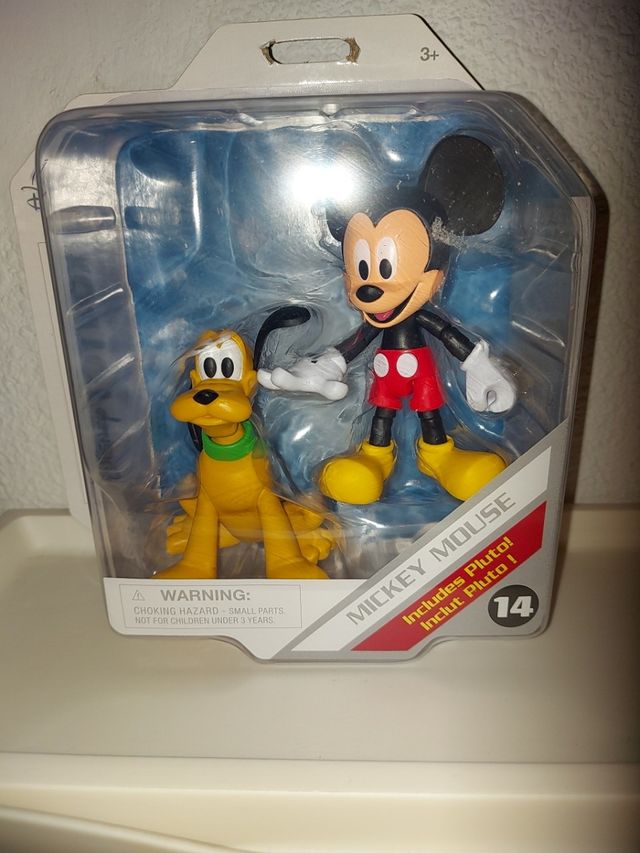DOS MUÑECOS DISNEY MICKEY Y PLUTO