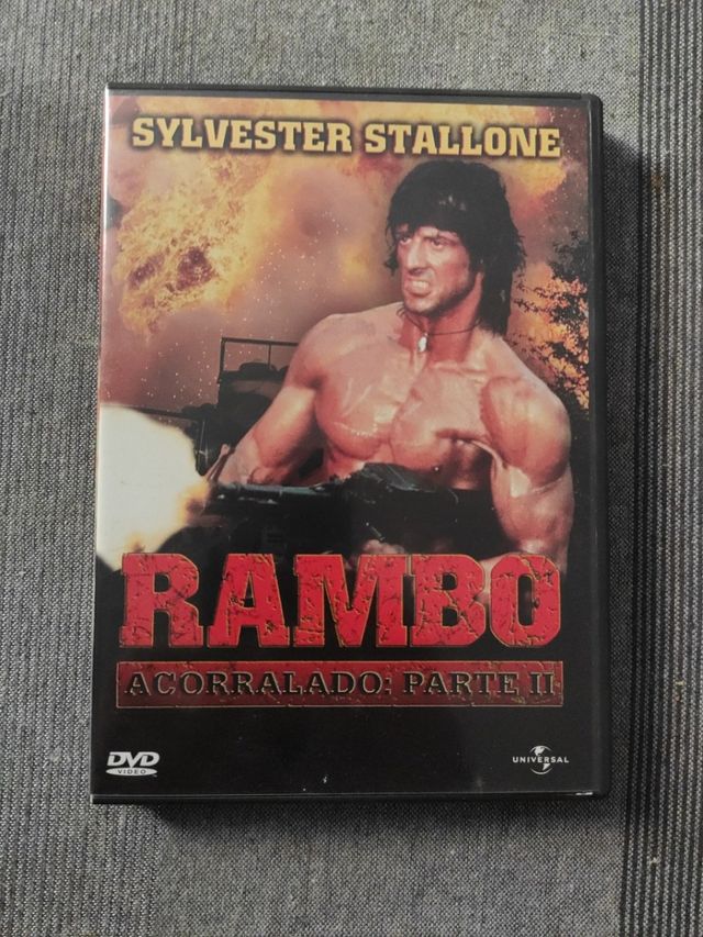 cuatrilogía Rambo acorralado en dvd