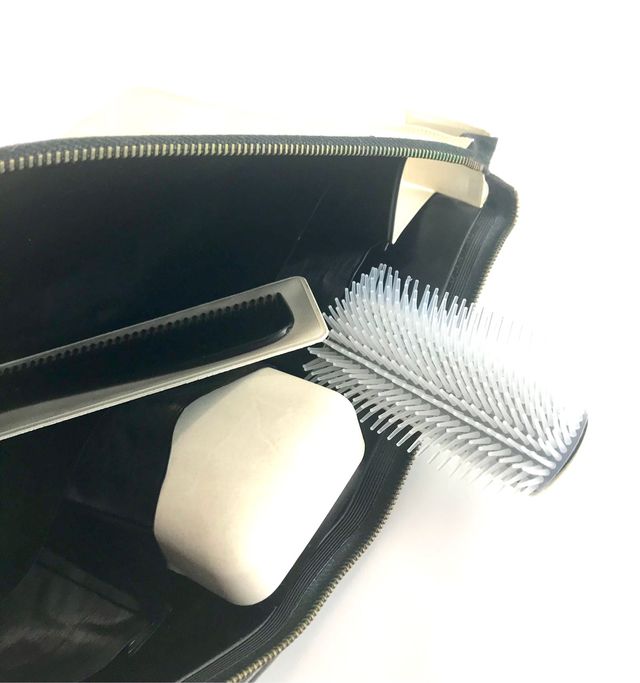 NUEVO neceser vintage Skai con accesorios Alemania