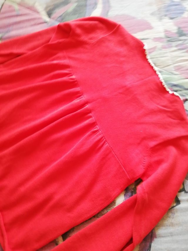 Chaqueta naranja bordados M