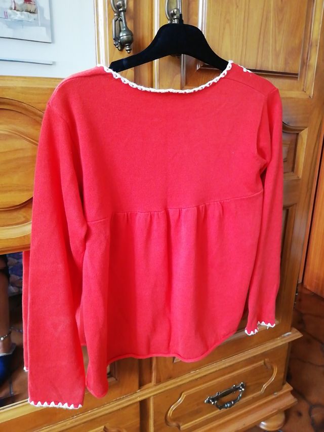 Chaqueta naranja bordados M