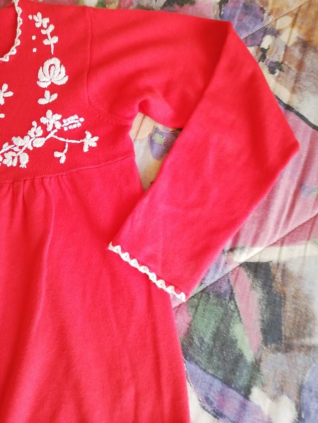 Chaqueta naranja bordados M