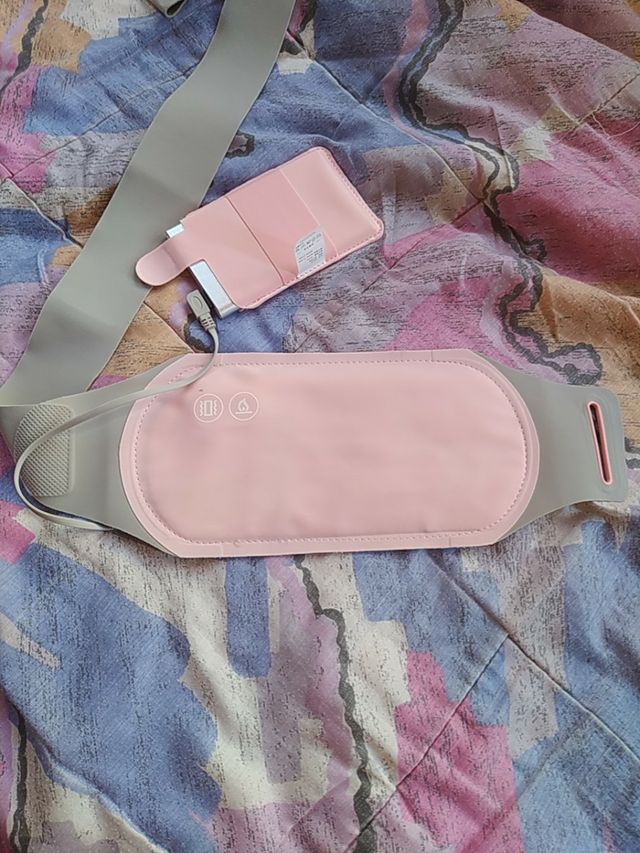 cinturón abdominal con calor y vibratorio