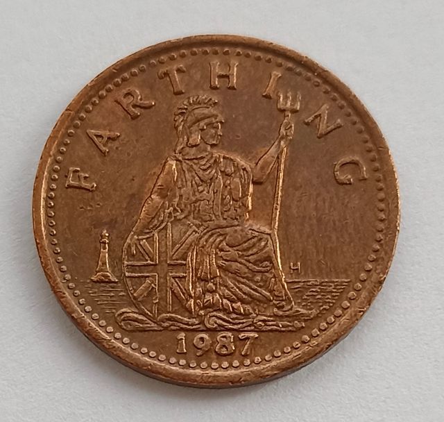 Ficha token Farthing Ironbridge Gorge Museum 1987