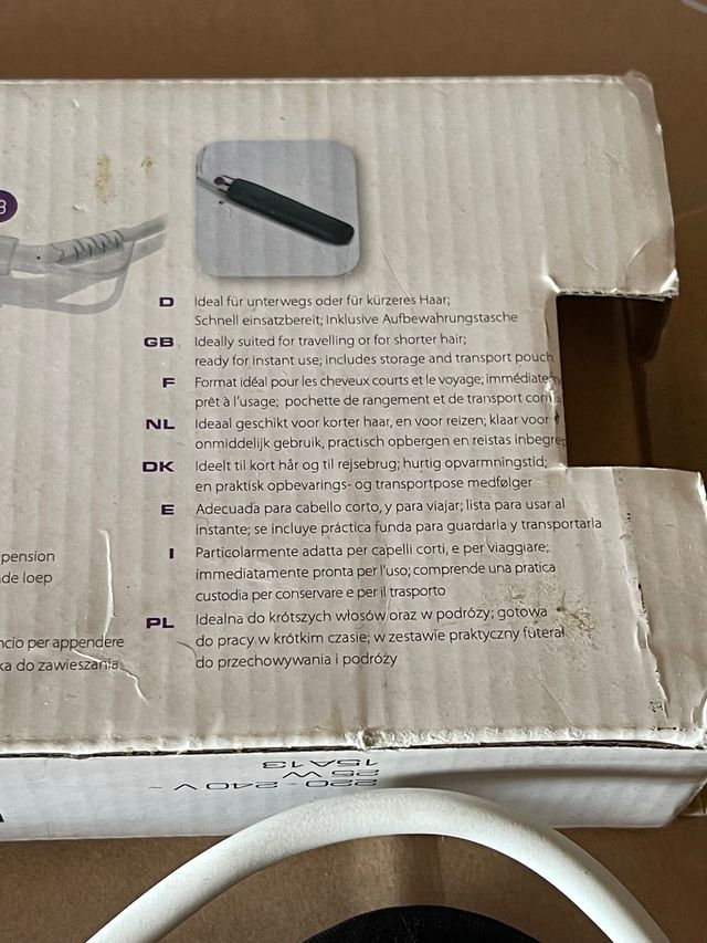 Plancha de pelo para viaje