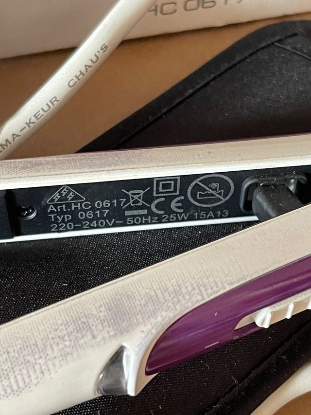 Plancha de pelo para viaje