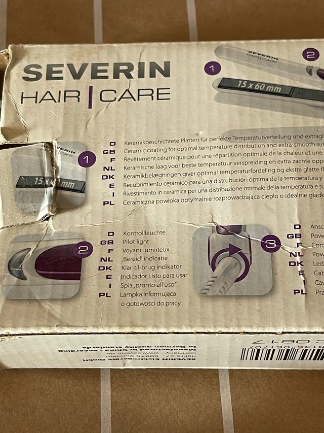 Plancha de pelo para viaje