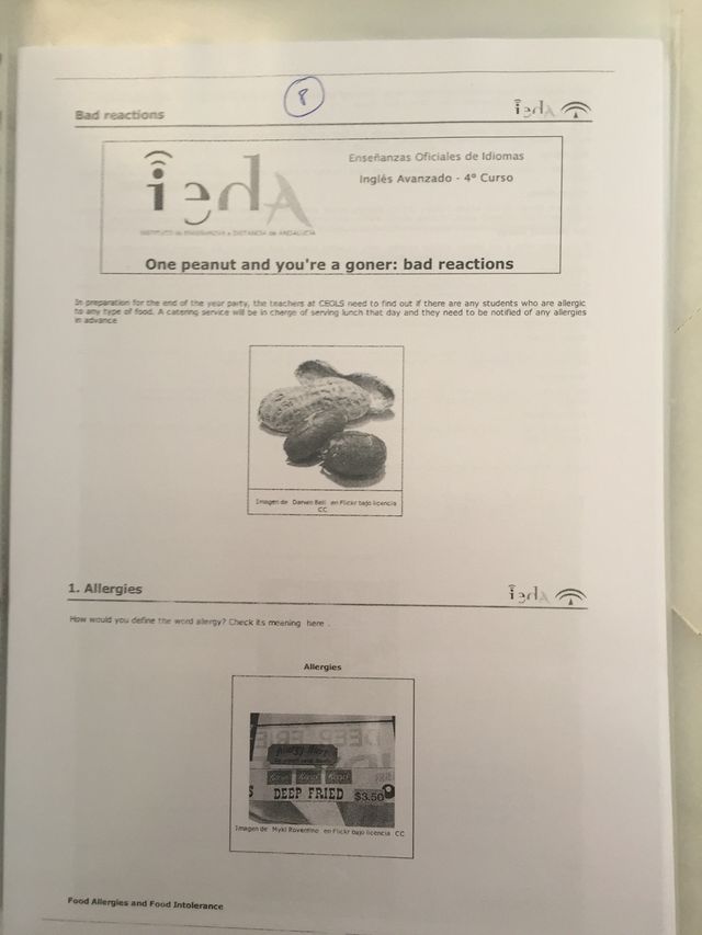 Note in inglese per B2