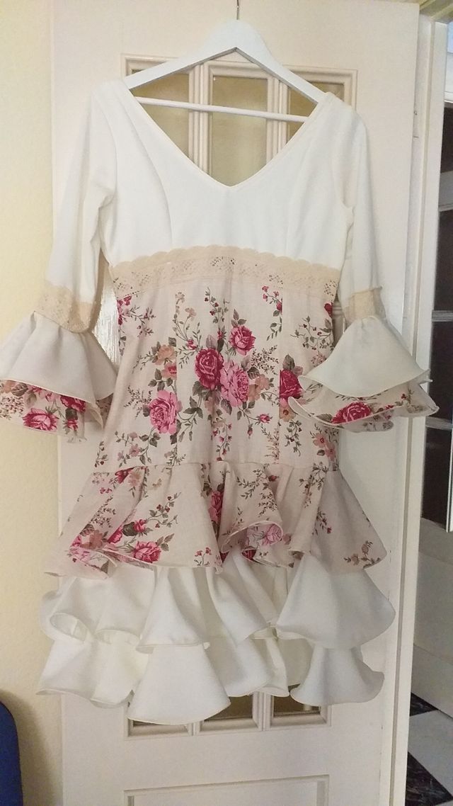 vestido flamenca mujer talla 40