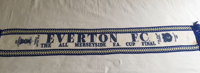 Bufanda Everton F.C. Años 80