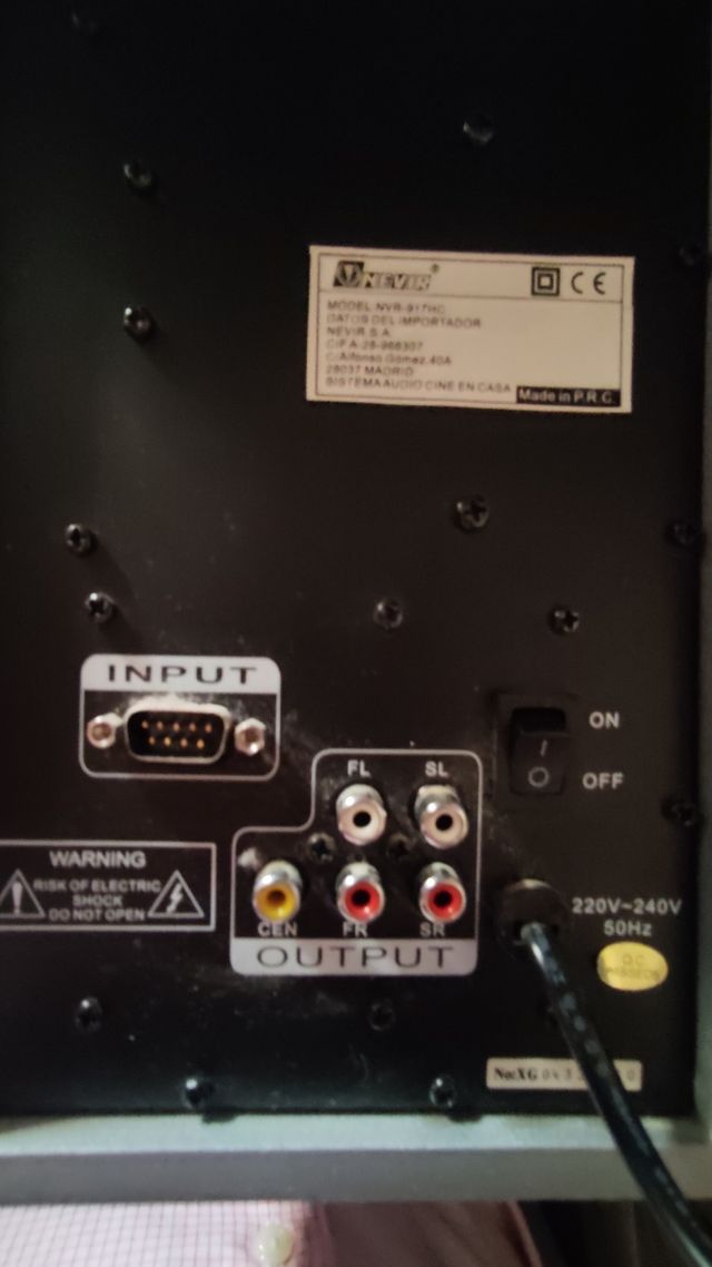 Sistema de Altavoces 5.1