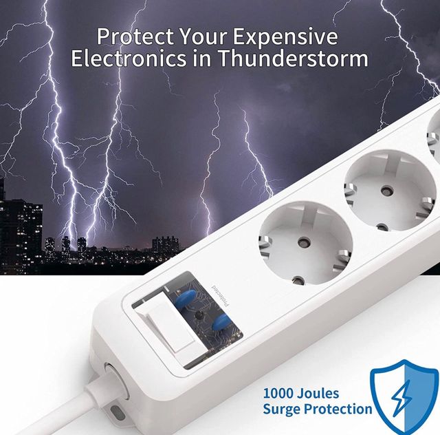 Regleta enchufes 4000W 16A · Nueva a estrenar