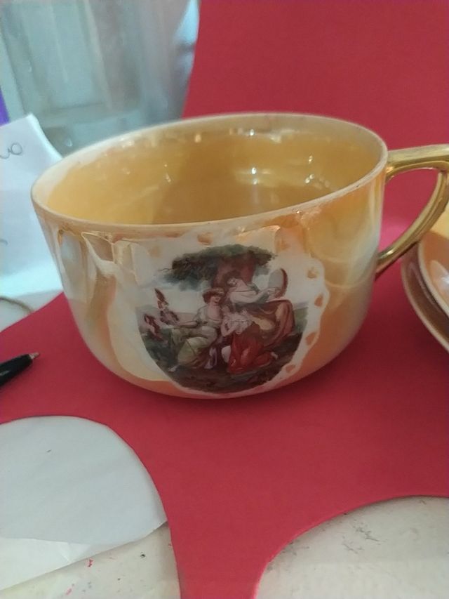 Ultimo precio!! Par de tazas antiguas