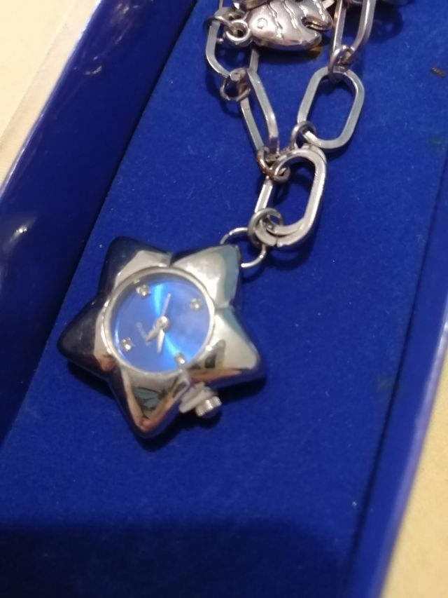 pulsera reloj con abalorios