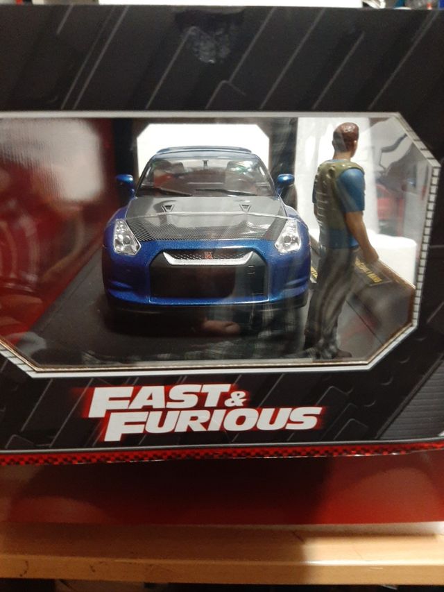 1/18 maqueta Nissan GTR Brian fast Furious