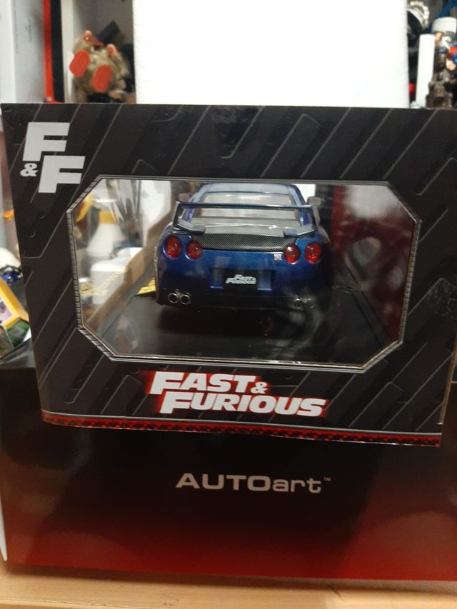 1/18 maqueta Nissan GTR Brian fast Furious