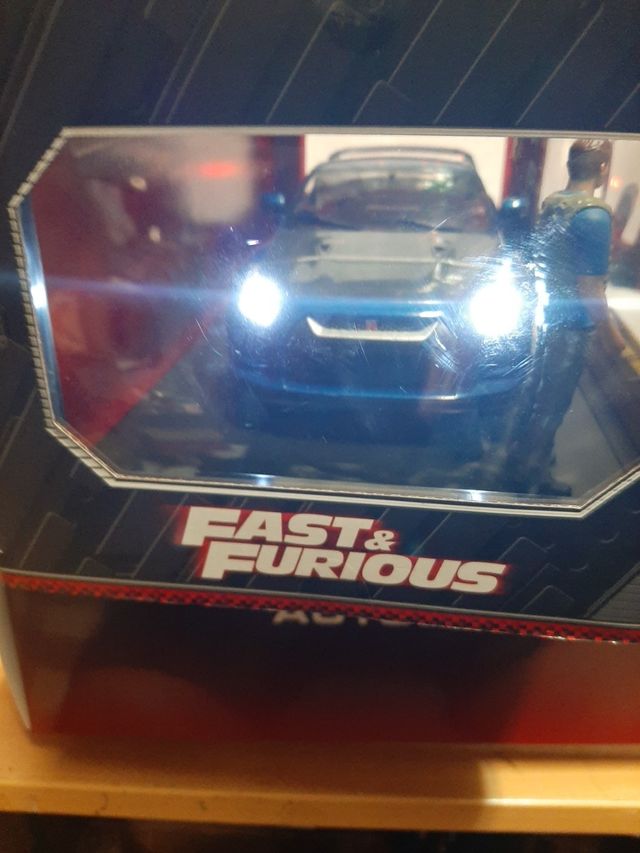 1/18 maqueta Nissan GTR Brian fast Furious