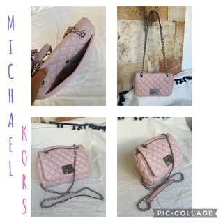 BOLSO MICHAEL KORS ACOLCHADO PIEL ROSA