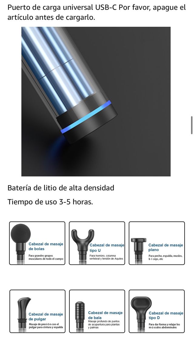 Pistola de Masaje Pro - Nuevo a estrenar