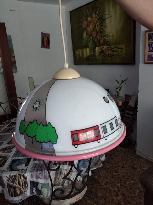 lámpara techo habitación