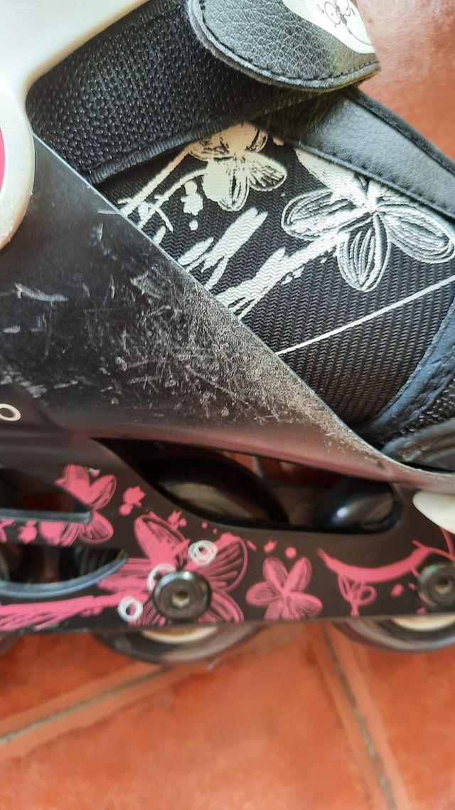 patines en línea talla 32-34, con complementos