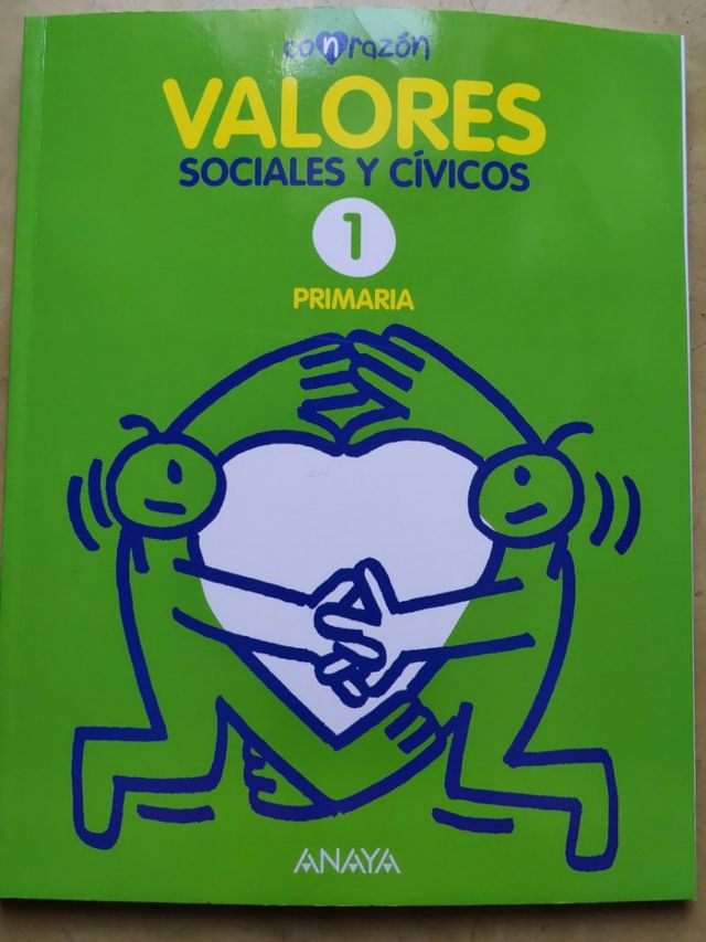 Libro valores sociales y cívicos. 1primaria.