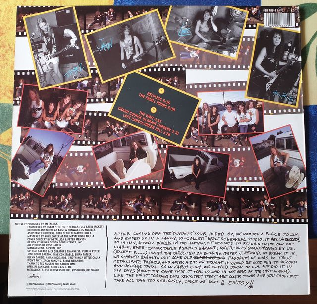 Vinilo METALLICA - Garage Days Re-Revisited (1987)