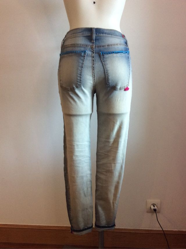 Vaquero con ganchillo 