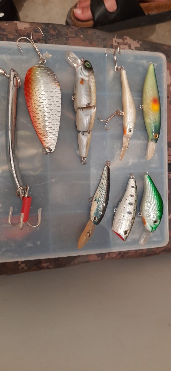 lote rapalas y cucharillas