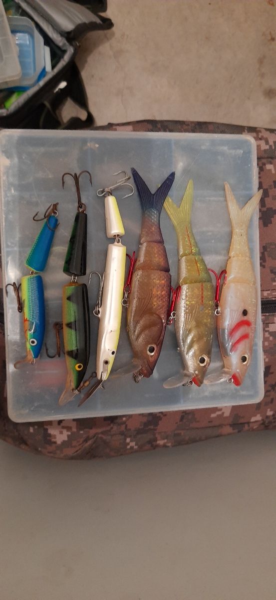 lote rapalas y vinilos