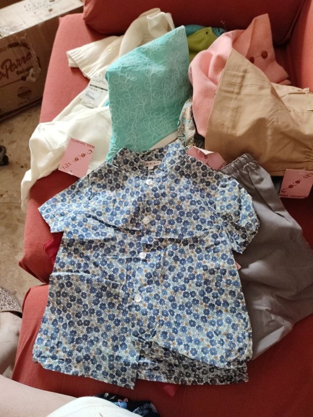 Camisas y falda niños