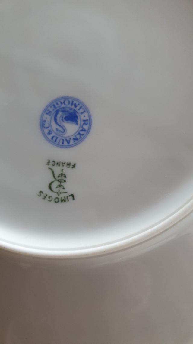 platos de porcelana Limoges