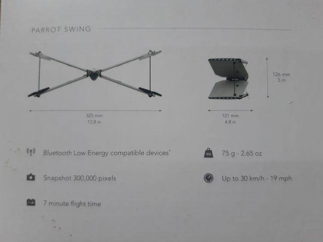 dron parrot swing 2 en 1