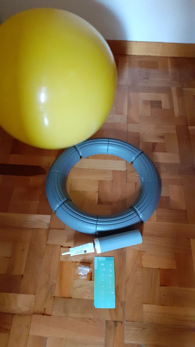 Pelota pilates/Yoga+ inflador+soporte base