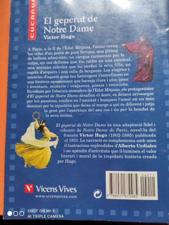 El geperut de Notre Dame. Victor Hugo