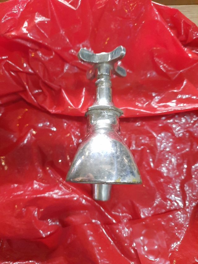 grifo de alpaca baño plata