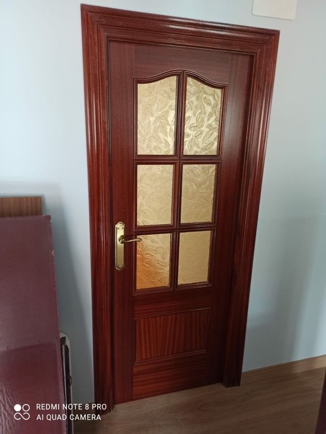 Puerta de Sapelly 6 vidreos