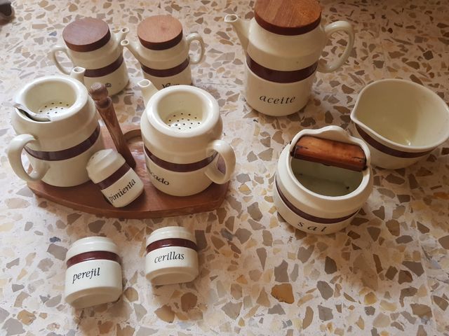 Juego cocina vintage