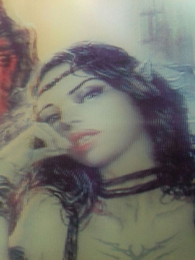 LUIS ROYO - Cuadro 3D - (Se mueve al pasar)