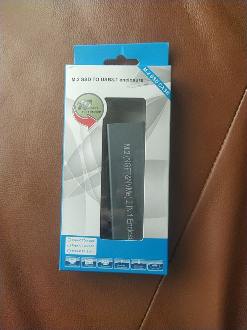 Lector M.2 NVME compatible con todos los tipos afbeelding 2