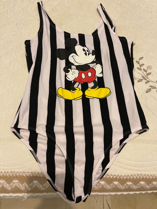 Body rayas Mickey Mousse