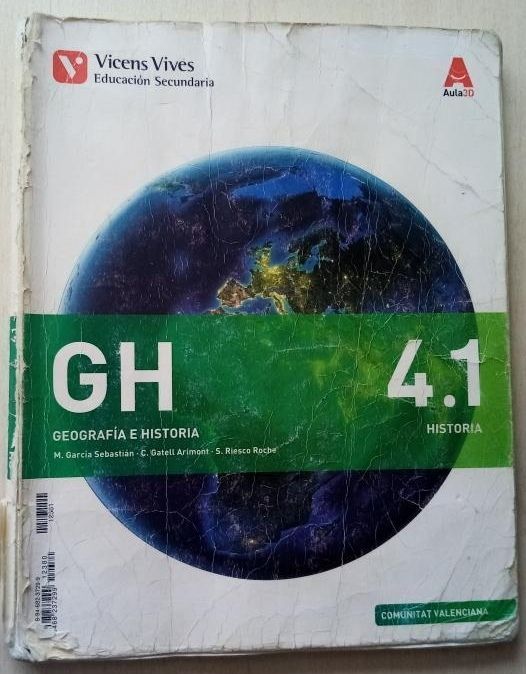 Libro Geografía e Historia Vicens Vives 4°ESO